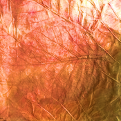 Teak leaves mulberry paper - Orange color, 55x80 cm