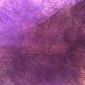 Teak leaves mulberry paper - Violet color, 55x80 cm