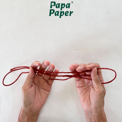 Paper rope - Red